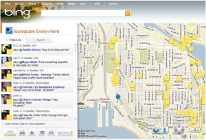 Bing Adds Foursquare Data to Maps