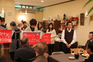 Yoru Cafe (Night Cafe), Machi Cafe "Link" operated by Keiwa College, Shibata, Niigata