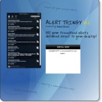 Alert Thingy: A desktop app for FriendFeed.com