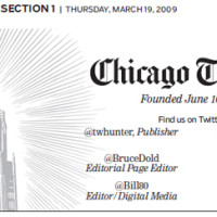 Chicago Tribune masthead -- chicagotribune.com