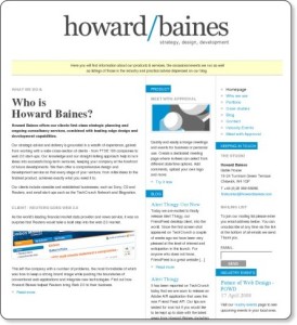 Howard Baines - Strategy, Design, Development