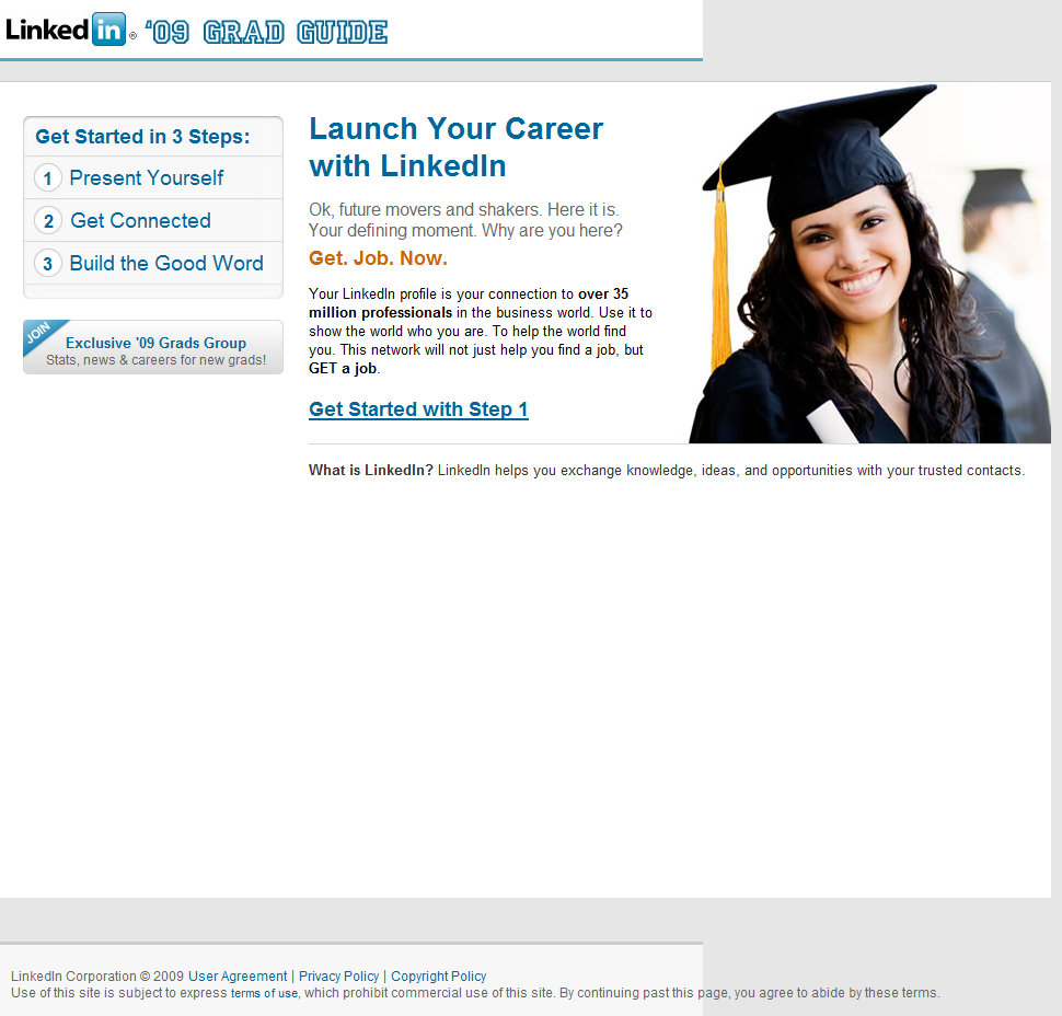 LinkedIn '09 Grad Guide