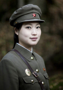 Revolutionary site of Chongbong guide - North Korea