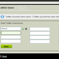 Twitter accounts can be added to Coveritlive