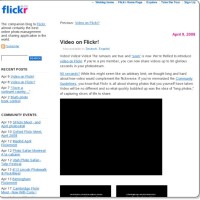 Video on Flickr! « Flickr Blog