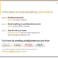 posterous - The place to post everything. Just email us.